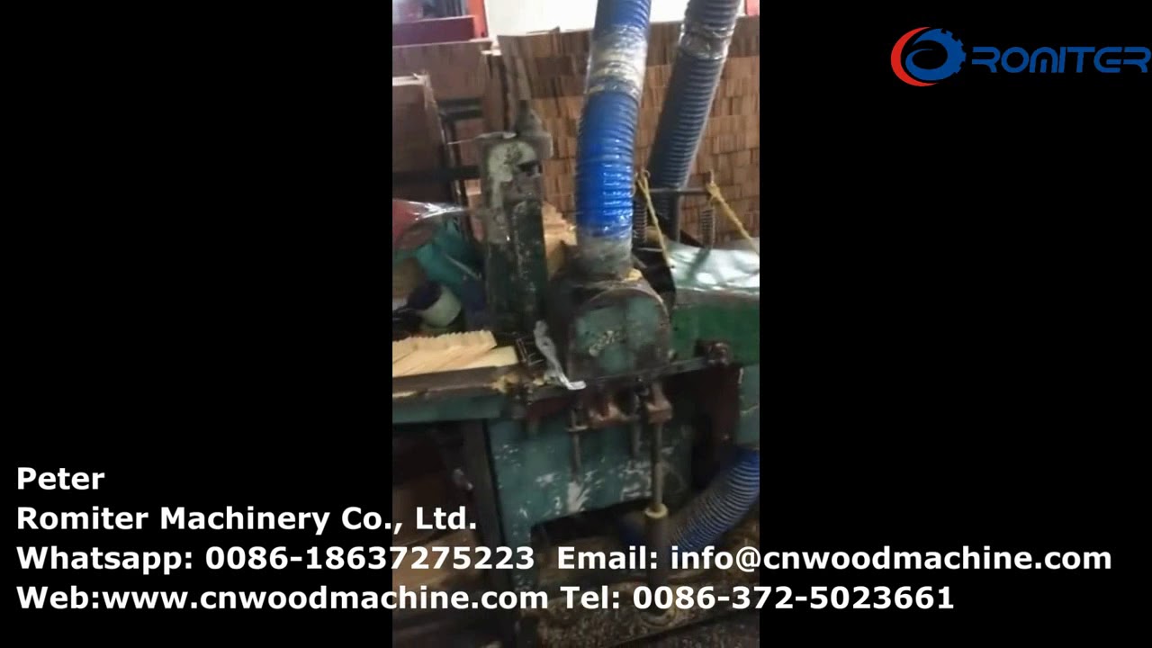 Wooden Slat Groove Making Machine for Wooden Pencil Production Line