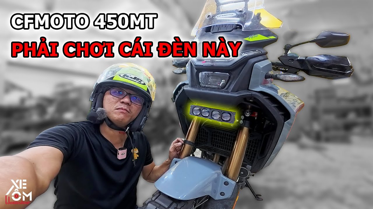 Lắp Đèn Maxviss Az400 Cho Xe Rally MT450 Và Cái Kết BẤT NGỜ - Xe Ôm Workshop