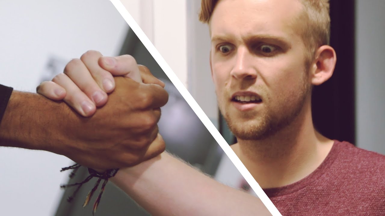 THE MOST AWKWARD HANDSHAKE