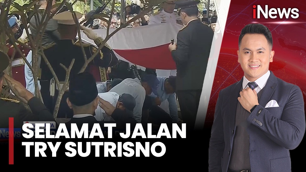 Try Sutrisno Wafat di Usia 90 Tahun, Dimakamkan di TMP Kalibata |iNews Terkini (02/03)