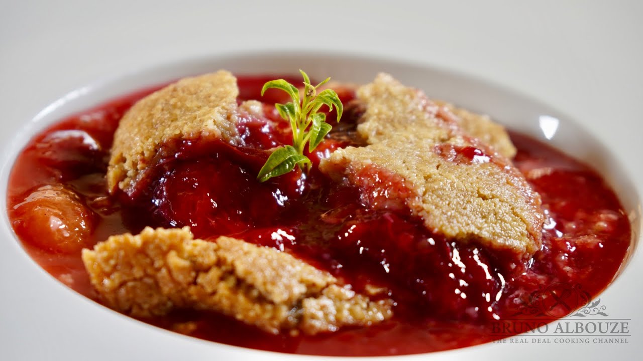 Plum Cobbler Dessert 🇺🇸🇫🇷 – Bruno Albouze