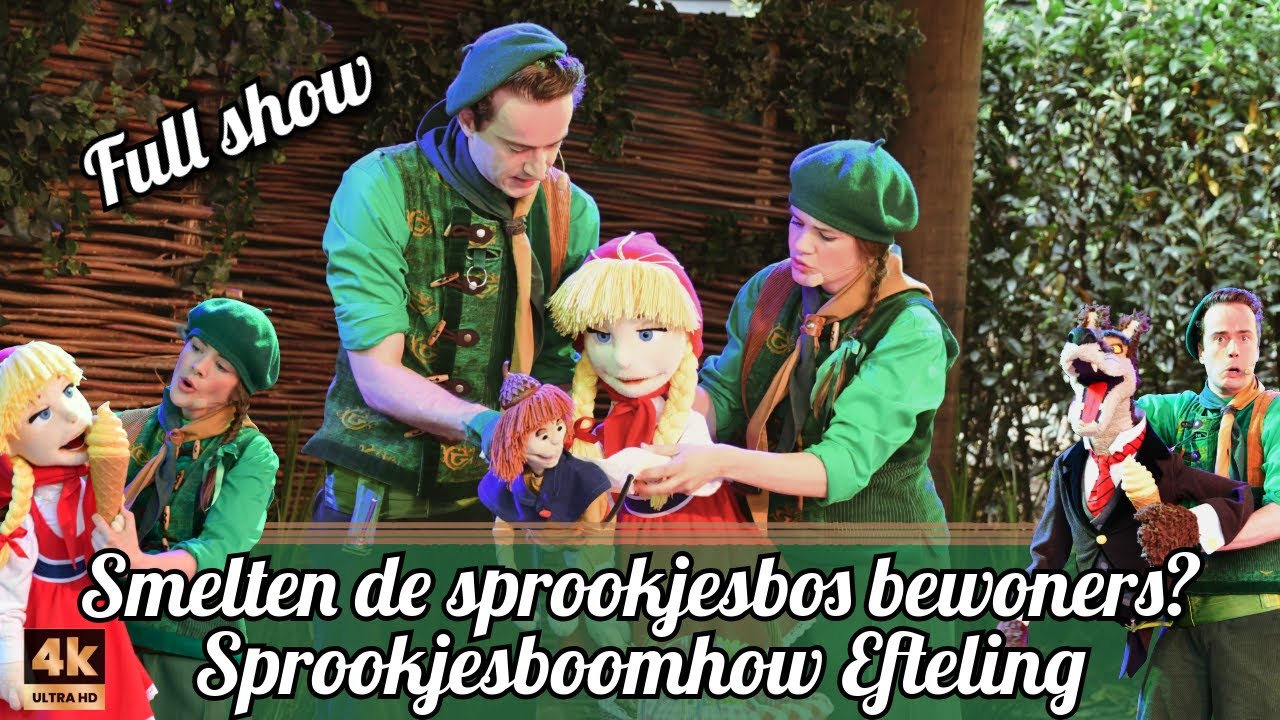 Zomer in het sprookjesbos! - Sprookjesboomshow zomer Efteling 2025 - 4K