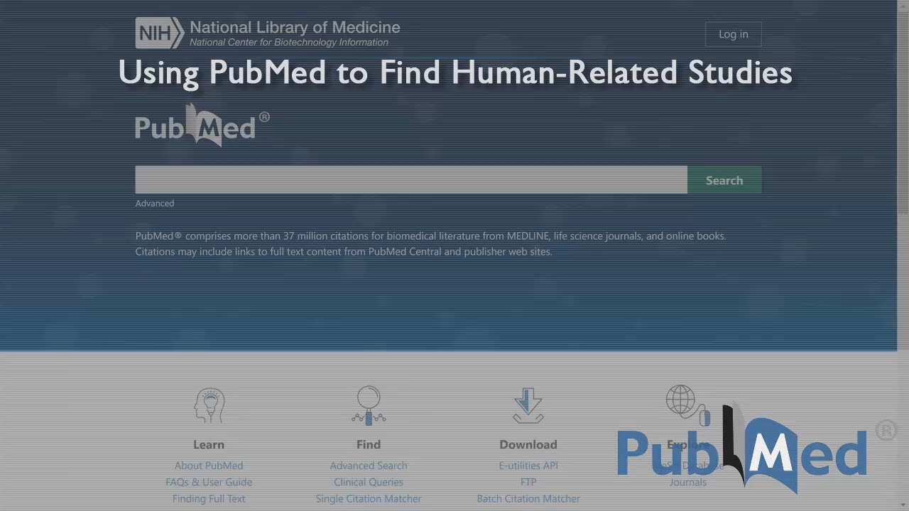 Using PubMed to Find Human-Related Studies