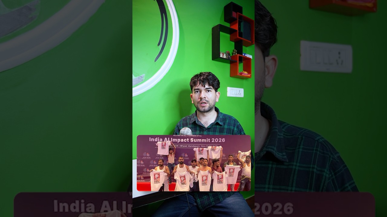 India AI Summit Security Breach? #youthcongress