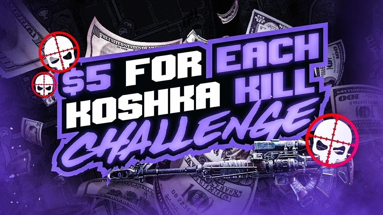 DONATED $5 FOR EACH KOSHKA KILL!! BLACKOUT CHALLENGE! (Call of Duty: Blackout)