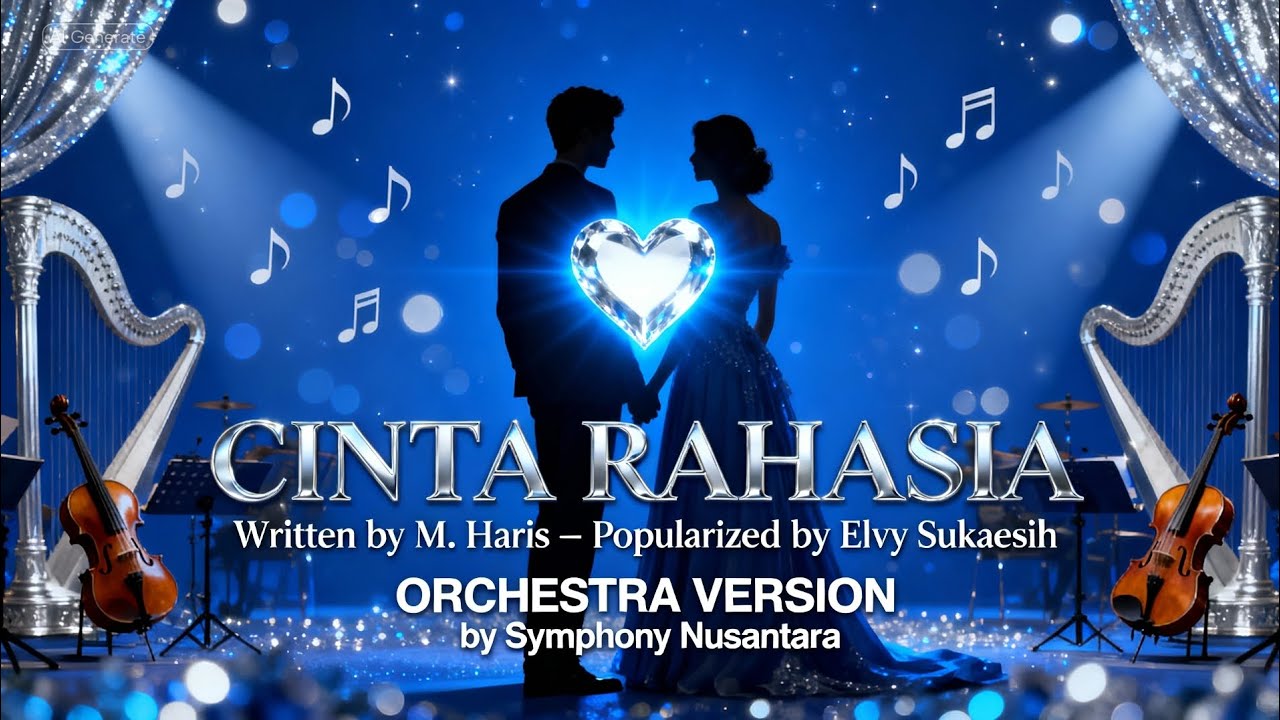 CINTA RAHASIA – Elvy Sukaesih | Ciptaan M. Haris | Orchestra Version By Symphony Nusantara
