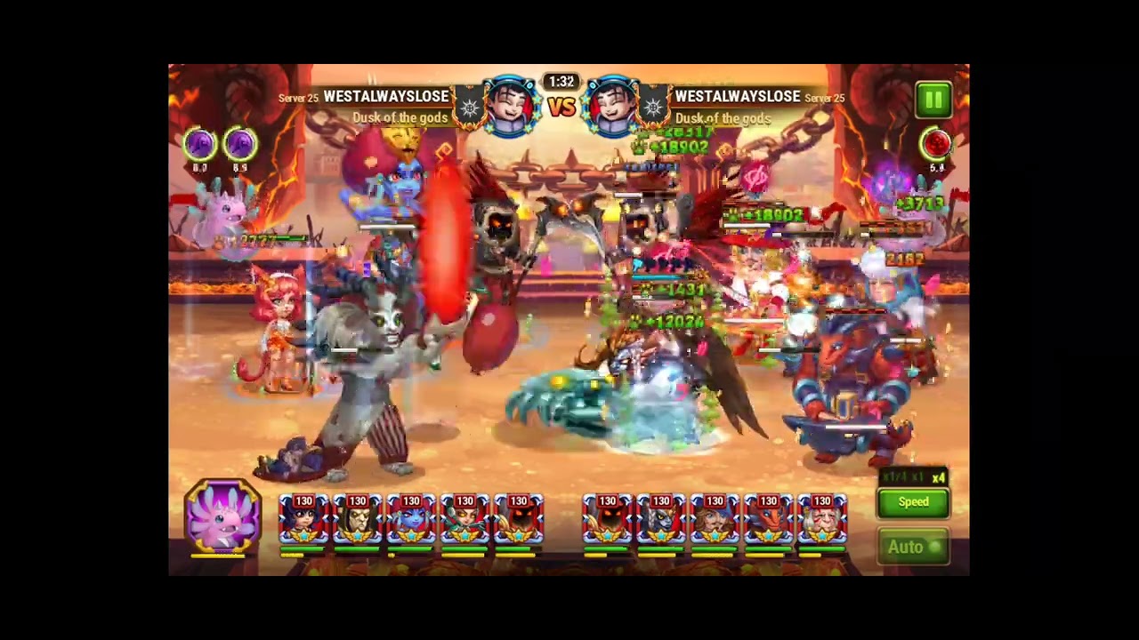 Amira Counters Ishmael, Astaroth, Sebastian, Fafnir, Martha #herowars