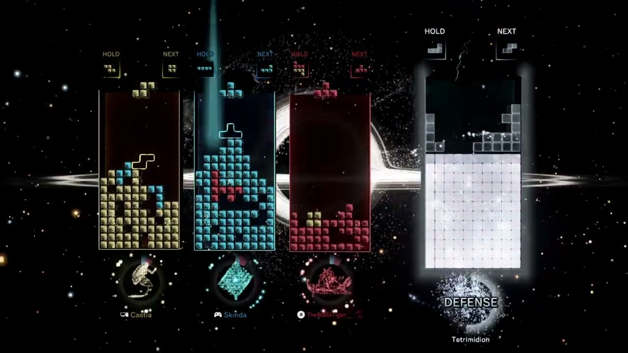 Tetris Effect Connected MANIAC TETRIMIDION IS DEFEATED! #1 (ft. Castia & Skinda)