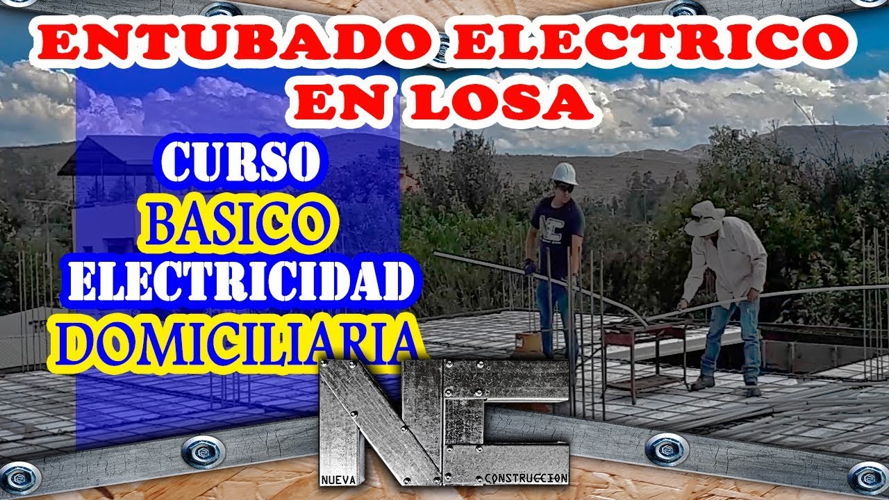 Facil 🏗 ENTUBADO eléctrico de losa 🛠 - ⚡️ ELECTRICIDAD DOMICILIARIA⚡️