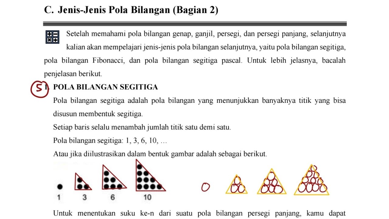 Jenis Pola Bilangan Part 2 | Matematika Kelas VII