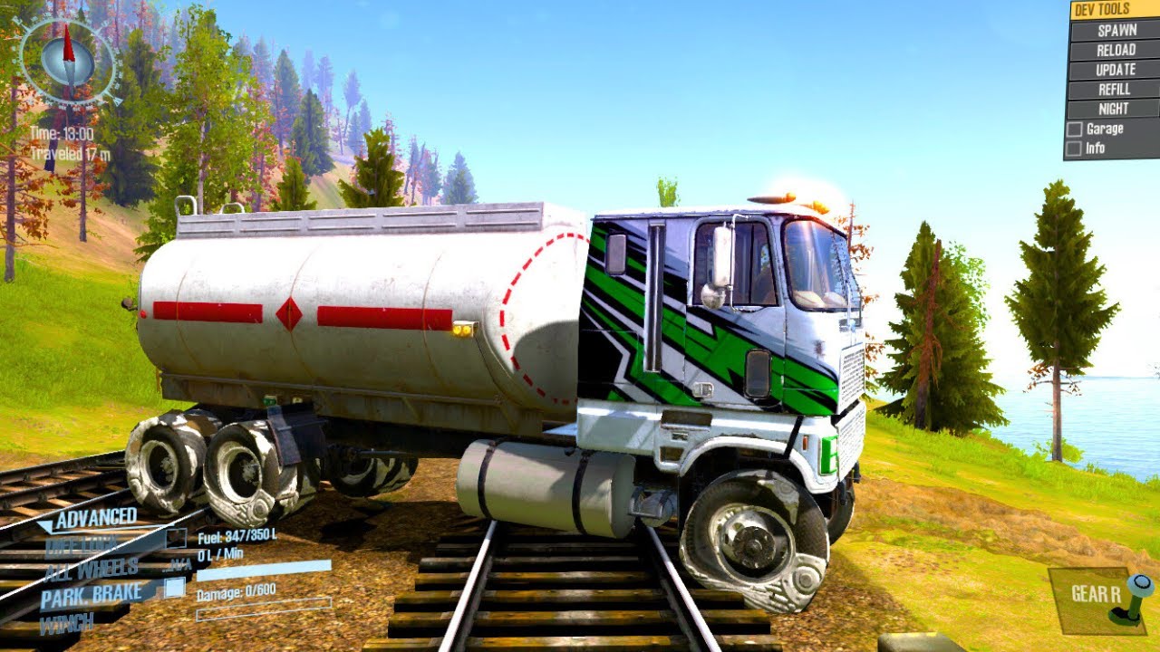 IMPOSSIBLE RAILWAY CROSSING! | Spintires Mudrunner