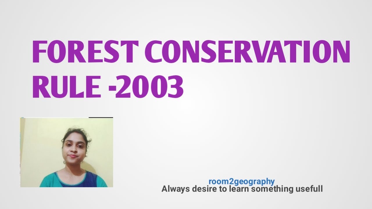 Forest Conservation Rule-2003