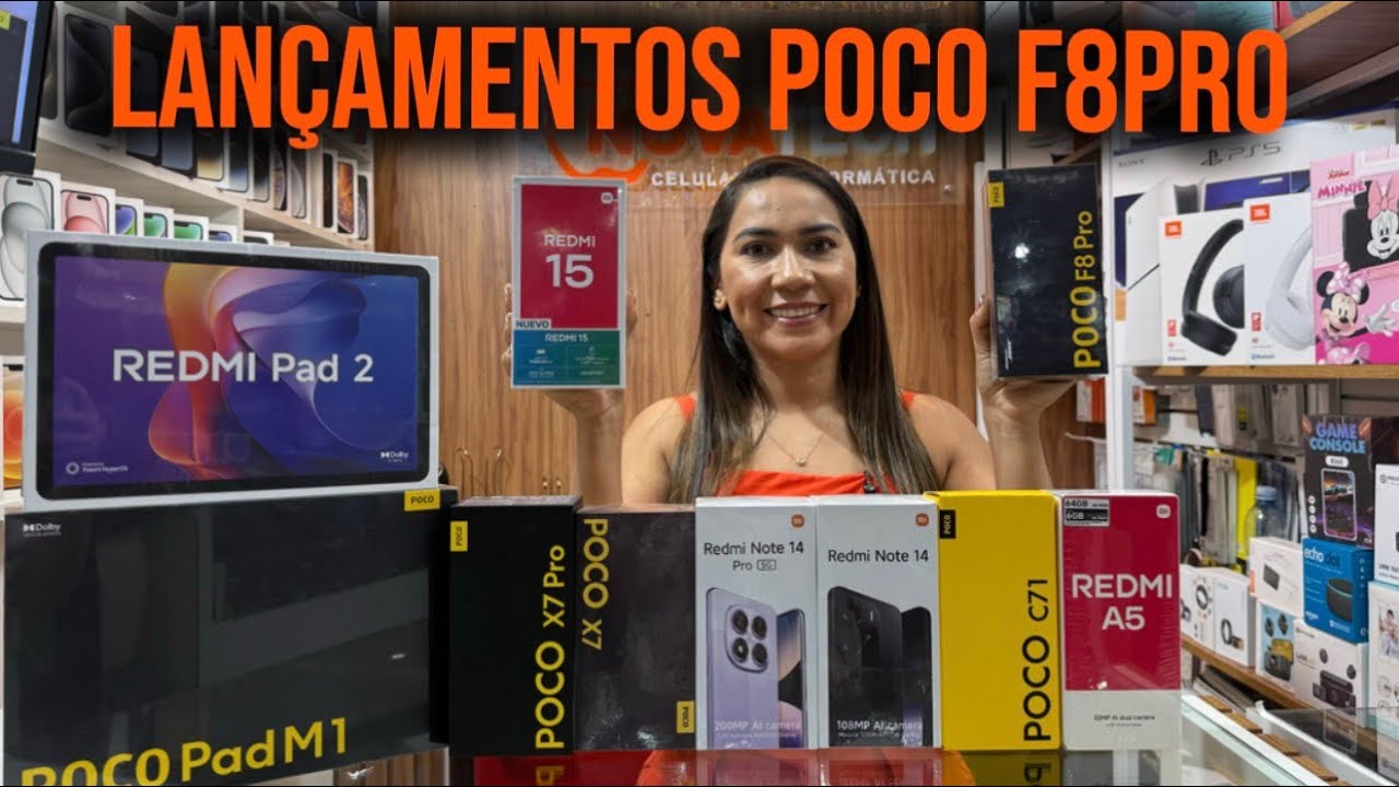 LANÇAMENTO POCO F8 PRO | LINHA EXCLUSIVA 2026 | OS MELHORES PREÇOS DO ANO 
