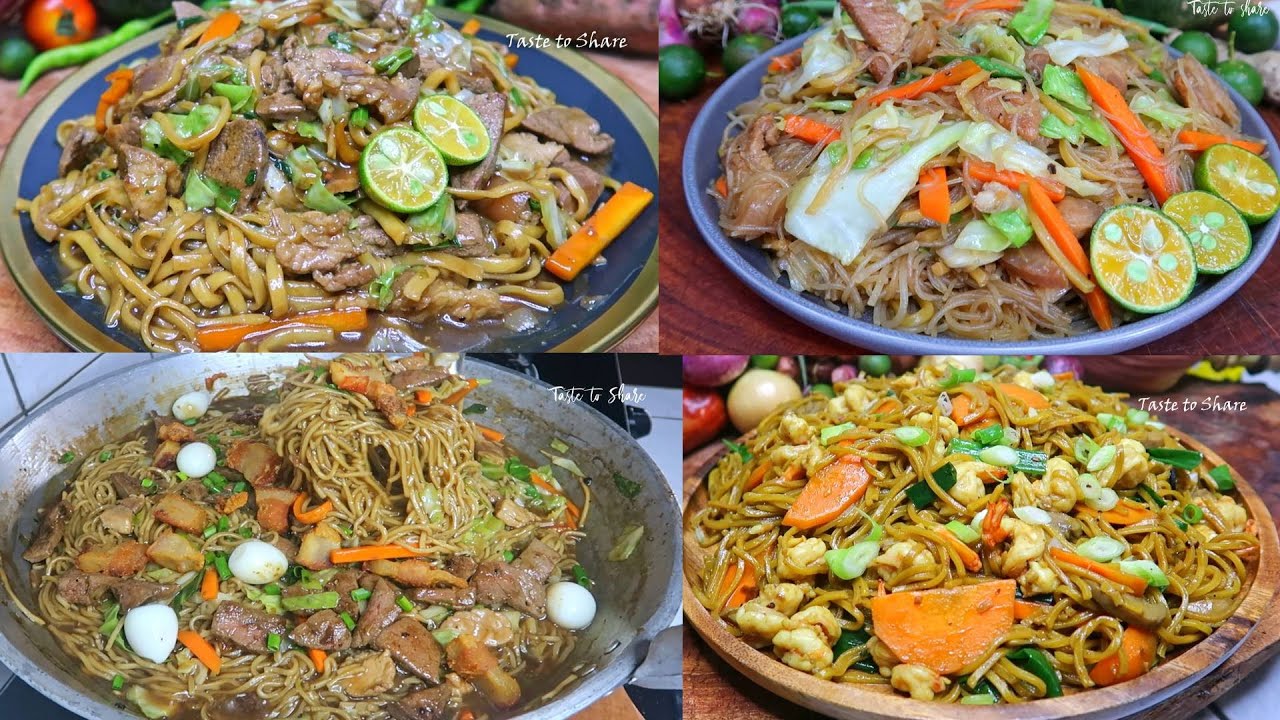 4 Ways Pancit Recipes | Perfect Merienda 👌💯