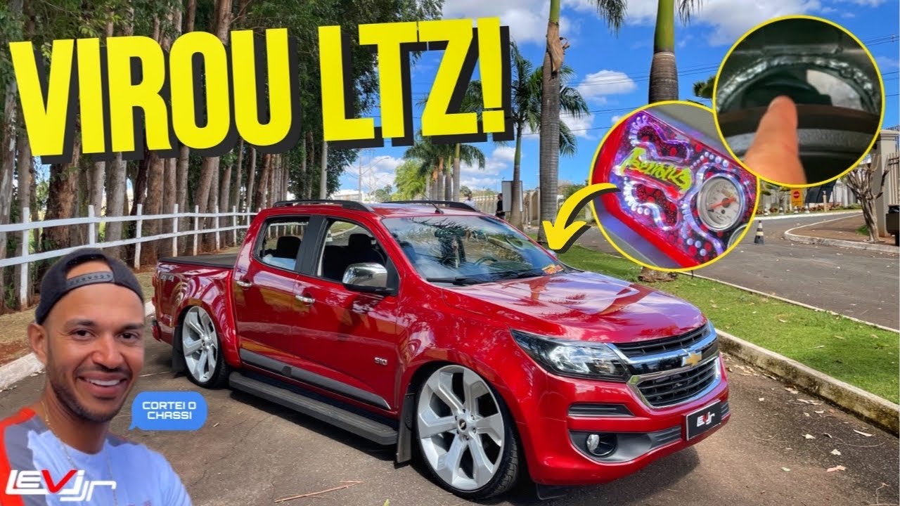 NOVA S10 REBAIXADA ARO 24! CORTOU ATÉ O CHASSI 😱
