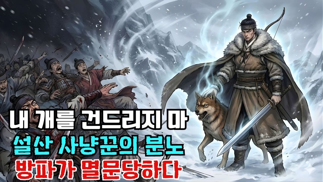 내 개를 건드리지 마라 경고를 무시하고 설산 사냥꾼을 도발한 방파가 그날 밤 모조리 도륙당해 멸문지화를 입다.