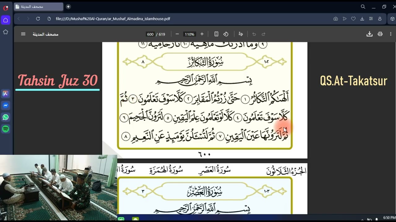 47-QS.Al-Lail (92); QS.Al-Qaria'ah (101); QS.At-Takatsur (102)
