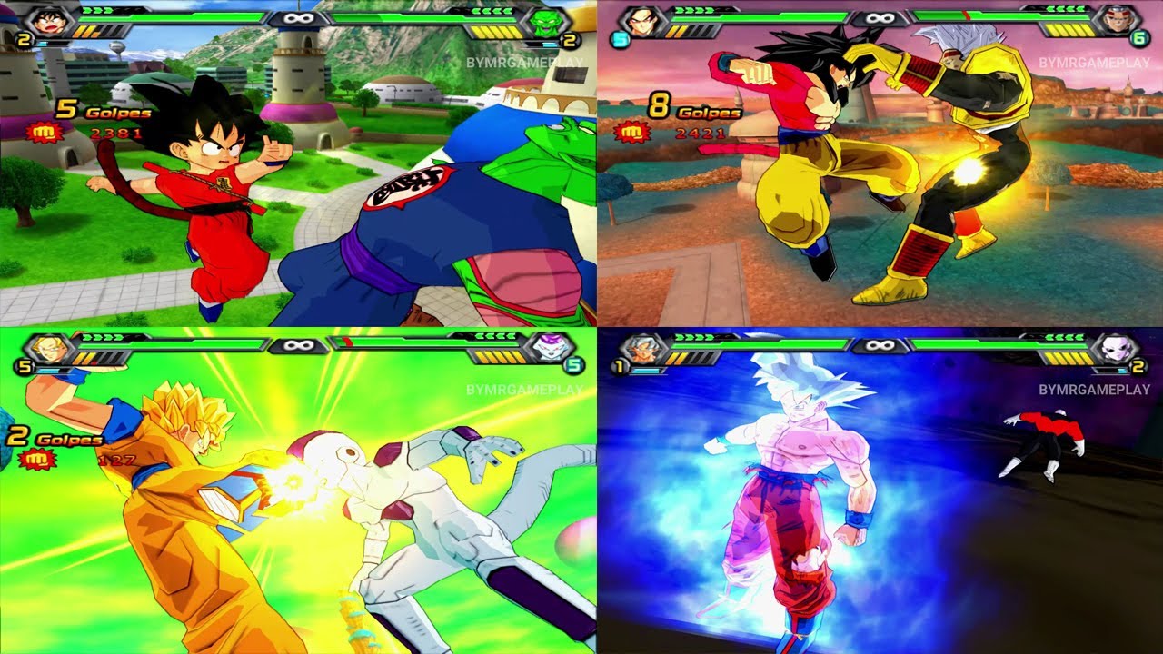 Todos los Ataques y Transformaciones de GOKU en DBZ BT4 BETA X Latino