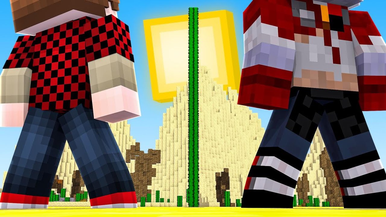 THE GIANT CACTUS SPEEDRUN! (Minecraft)