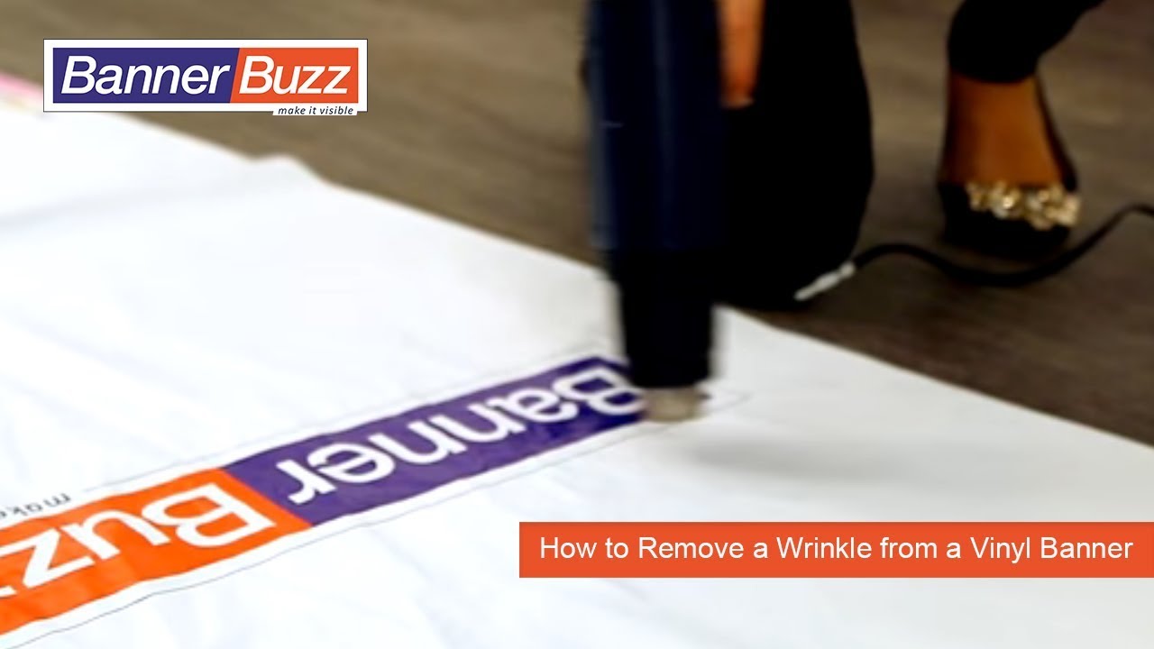 How to Remove a Wrinkle from a Vinyl Banner