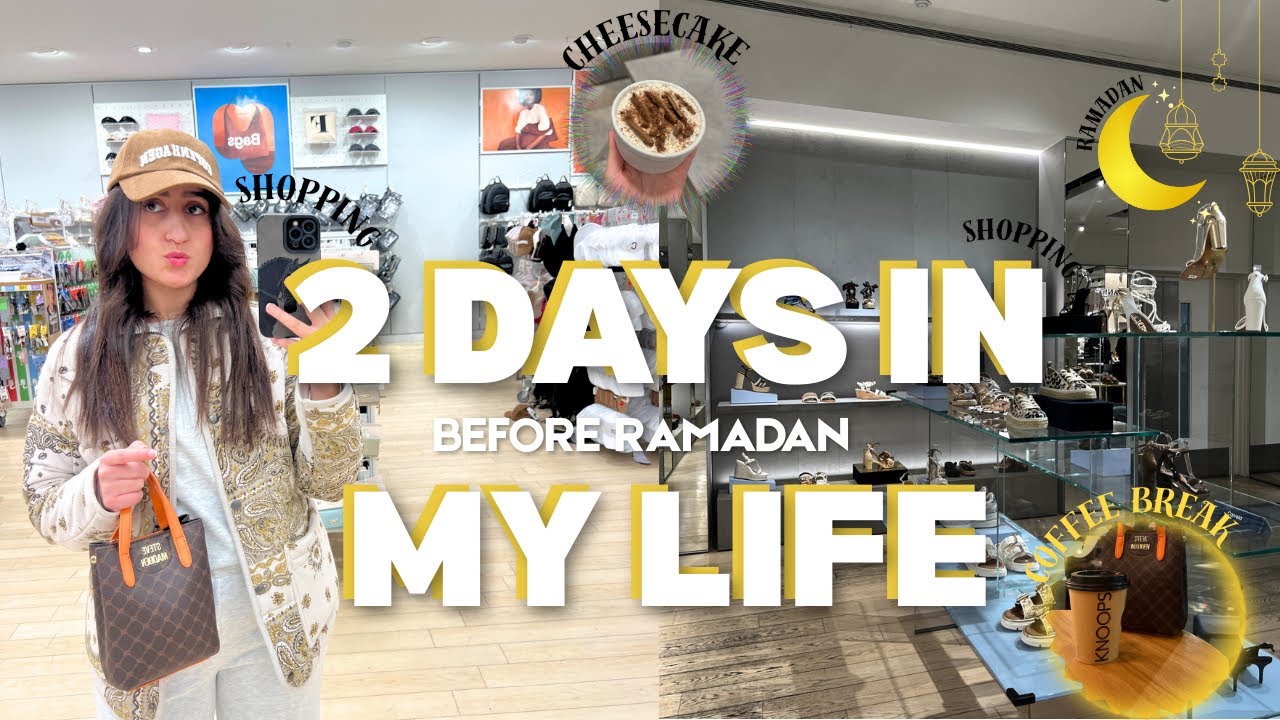 2 Days In UK | Ramadan Abroad Alone | Shopping | أيام قبل رمضان 🌙🤲🏻📿