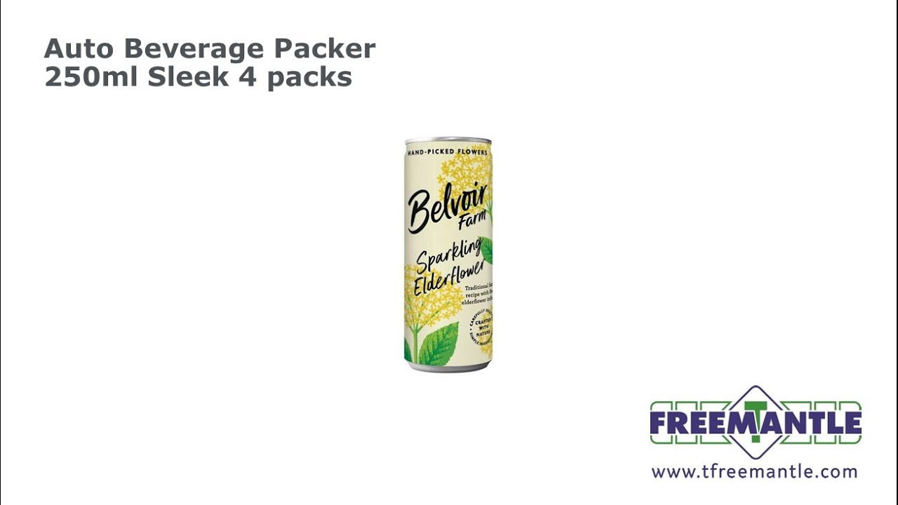 Beverage can packer for 4, 6, 8 & 12 packs