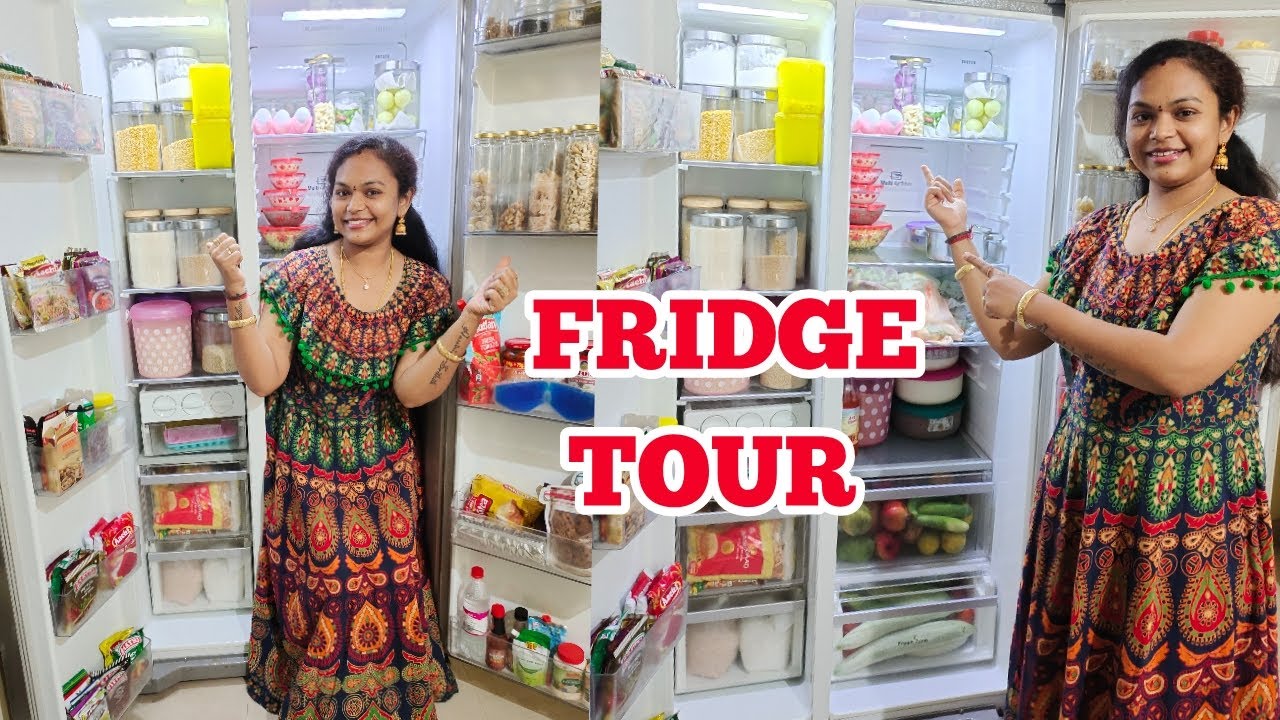 What's Inside My Fridge | Fridge Tour In Tamil | Fridge Organization Tips |
