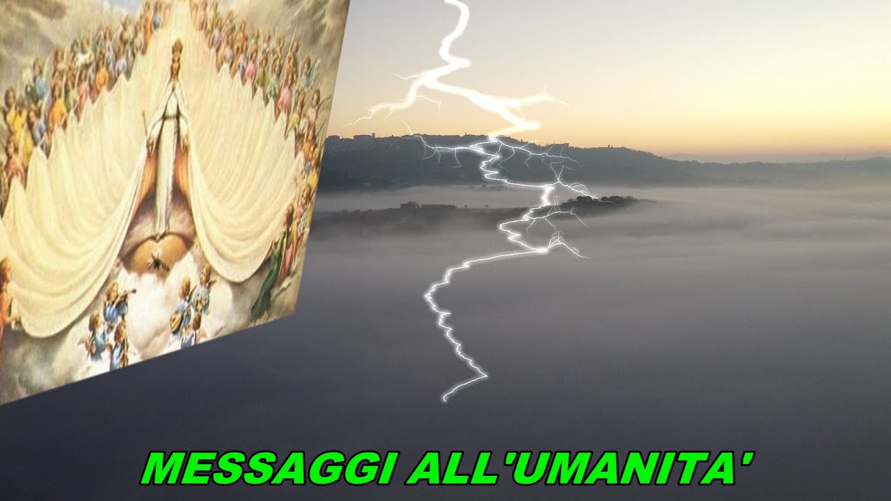 SOPRA LA NEBBIA VERSO RECANATI MESSAGGI ALLA UMANITA' 1 GEN 2022