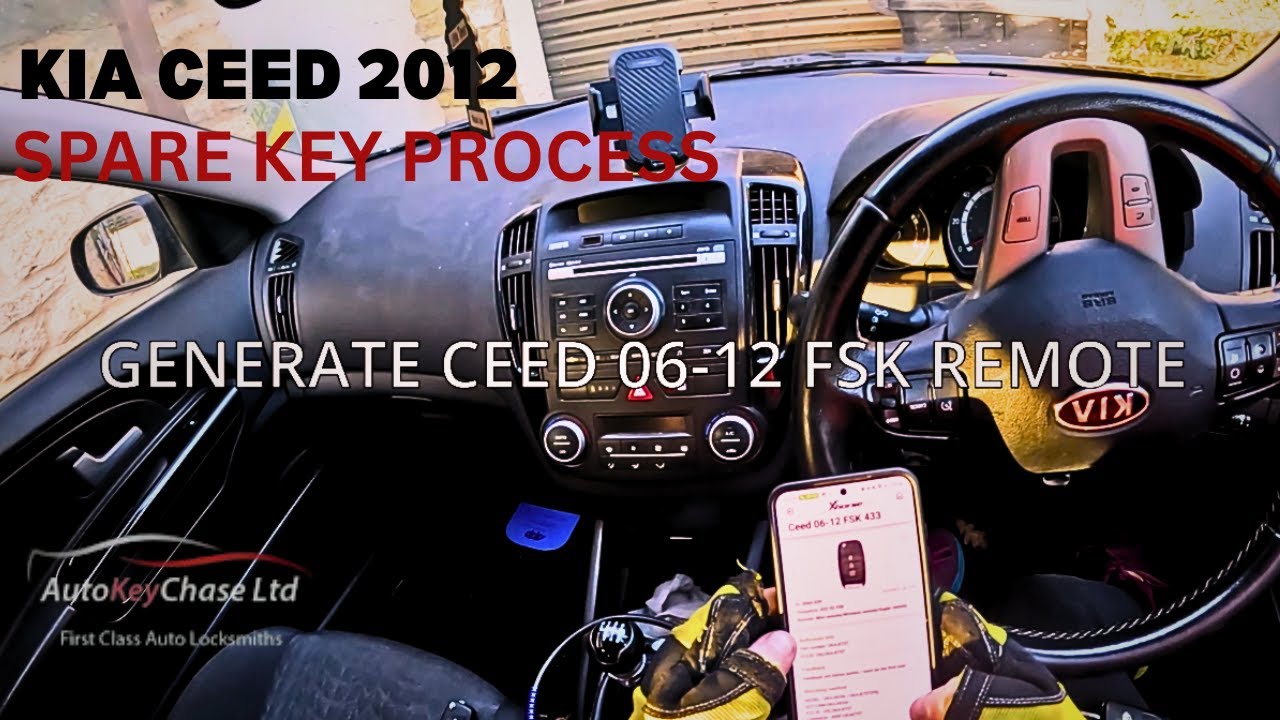 KIA CEED X2 NEW REMOTE KEYS PROCESS