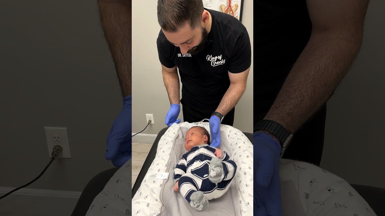 *NEWBORN BABY&rsquo;S NECK IS STUCK* Part 2:  Lucas&rsquo; first ever chiropractic adjustment 🙌