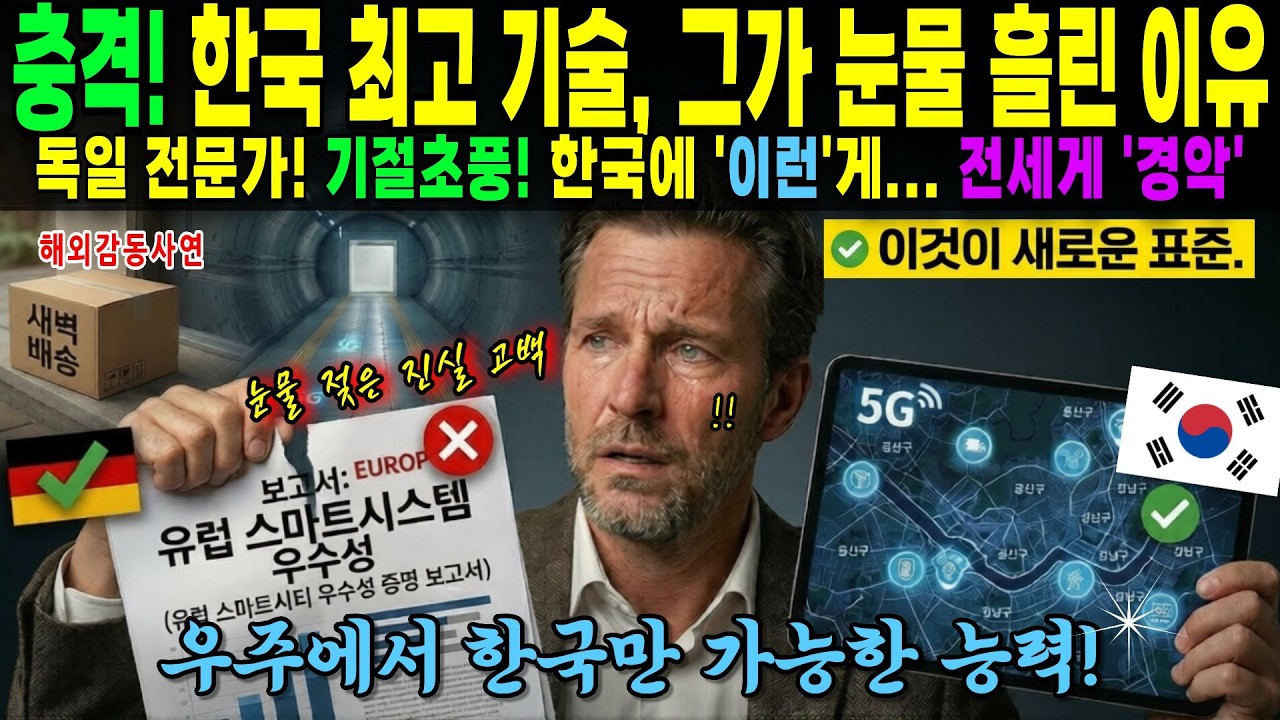 [해외감동사연] 한국 무너뜨리러 왔다가 본인이 완전히 무너져버린 독일 엘리트의 충격적 반전 스토리