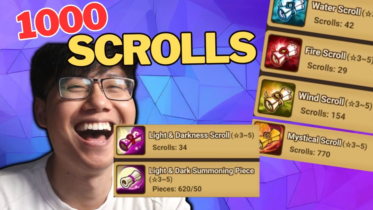 CHANGING ALL DUPES TO LD Scrolls FOR THE LD SUMMON! - Summoners War