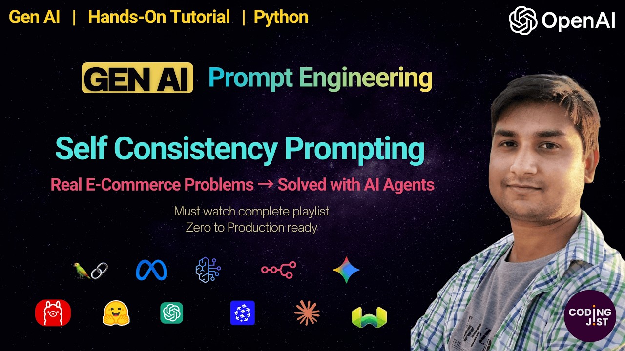 Self Consistency Prompting — Stop Trusting Wrong AI Answers! | @CodingJist | Aditya Patel