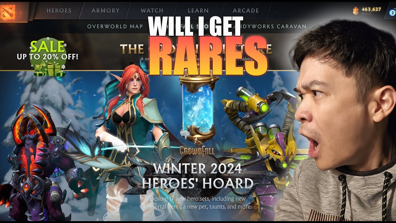 Dota 2 Winter 2024 Heroes' Hoard Chest Opening