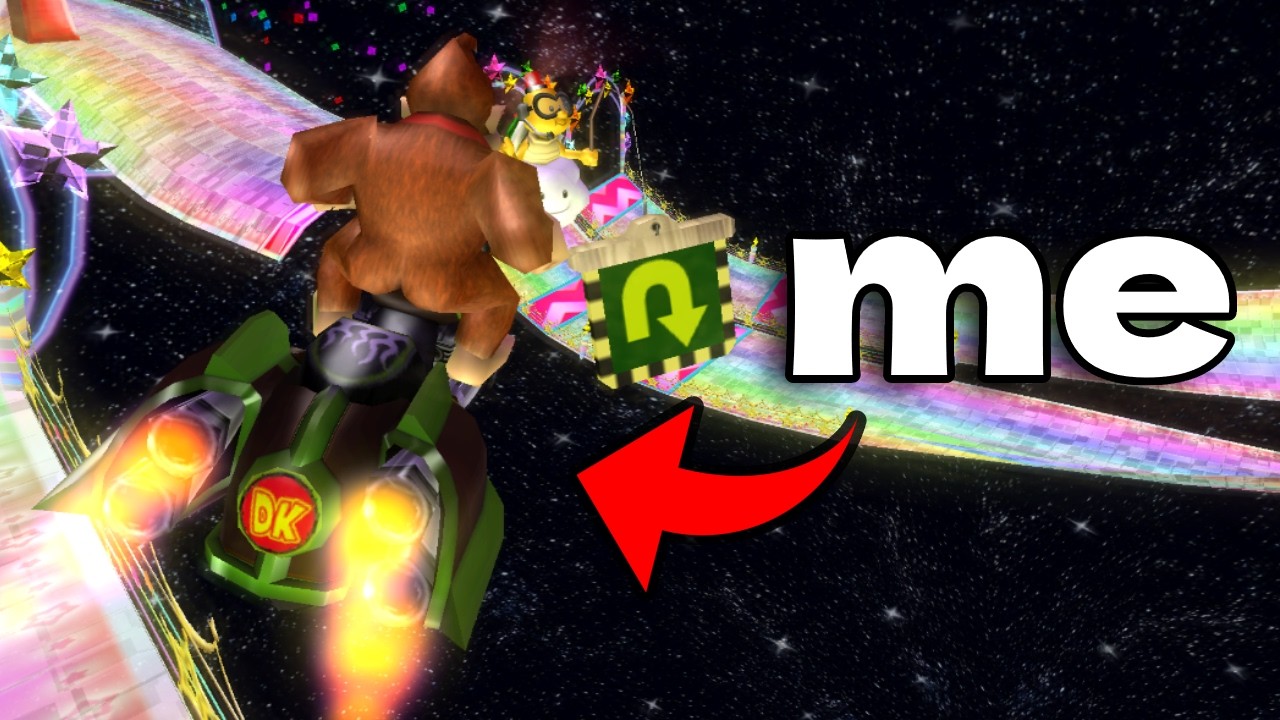 Learning Mario Kart Wii's most iconic Ultra Shortcut: Rainbow Road