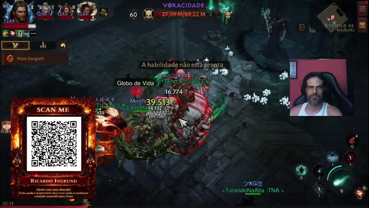 Jogando DIABLO IMMORTAL na nadrugada
