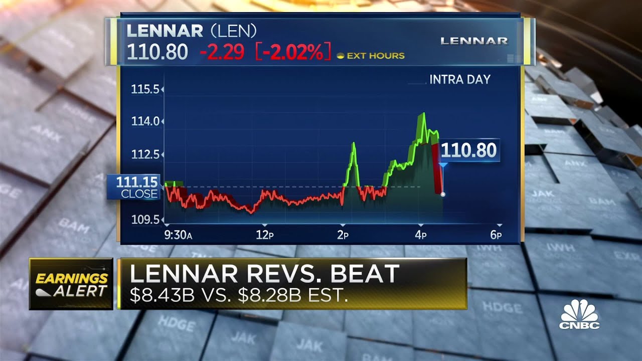 Lennar EPS misses, beats on revenue
