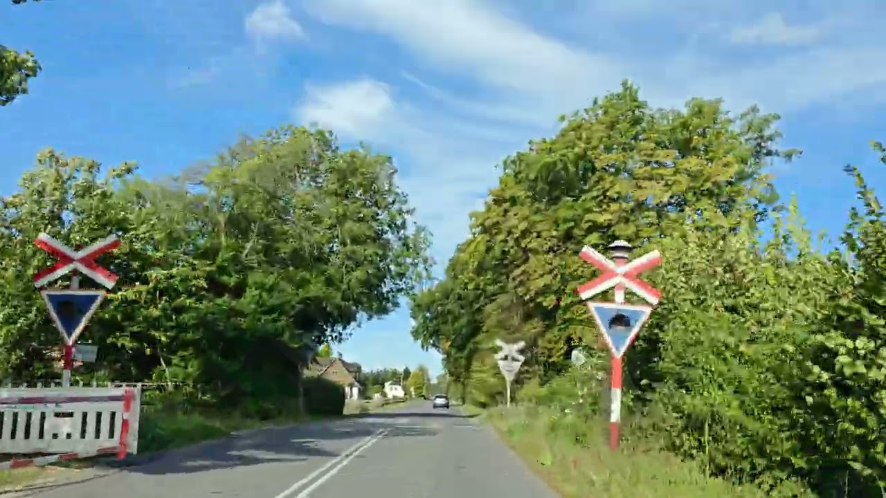 Driving in my car from Hunseby to Maribo in Denmark. 4K. 2160p. 26/09-2025