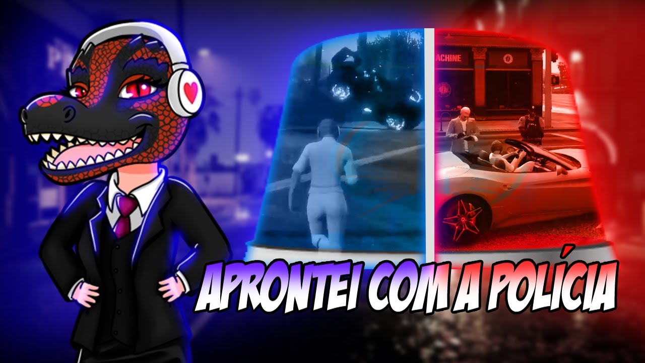 [GTA RP] - Dinossaura tiltando a PM do Cidade Alta!!