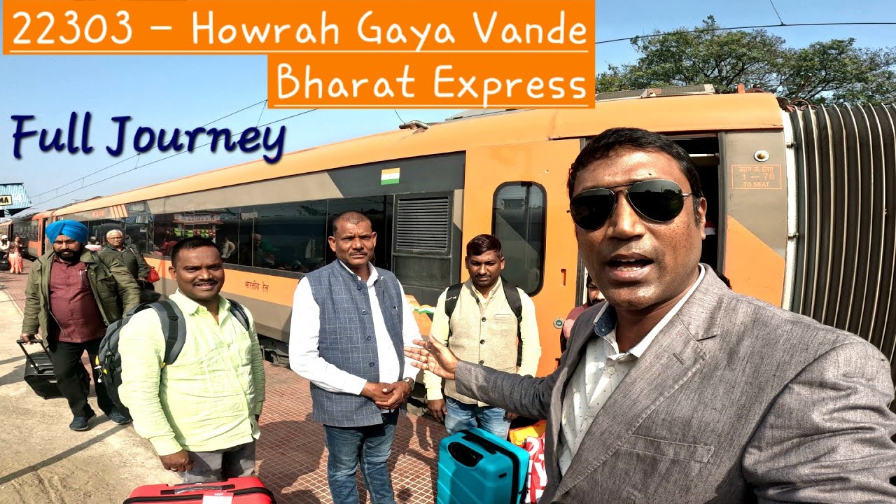 22303 Howrah to Gaya Vande Bharat Express | Howrah to Gaya high Speed Train Journey | Food Review