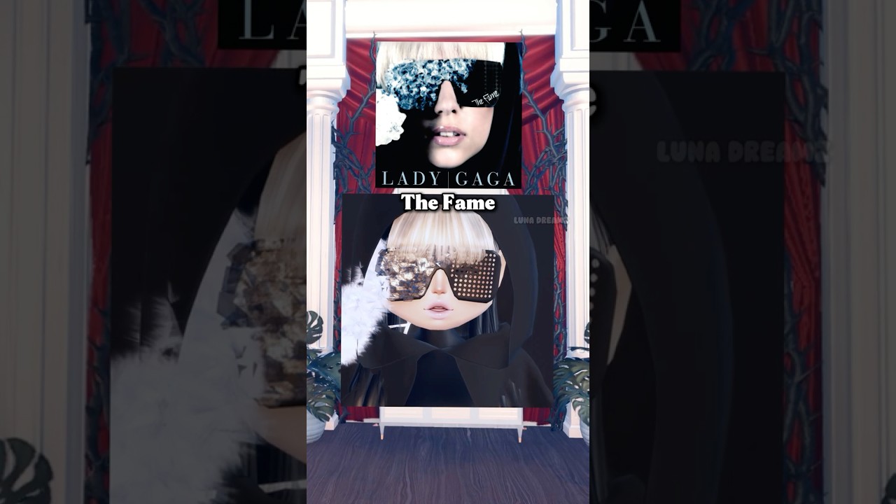 Recreating LADY GAGA Album Covers in DTI ✨ #dresstoimpress #ladygaga