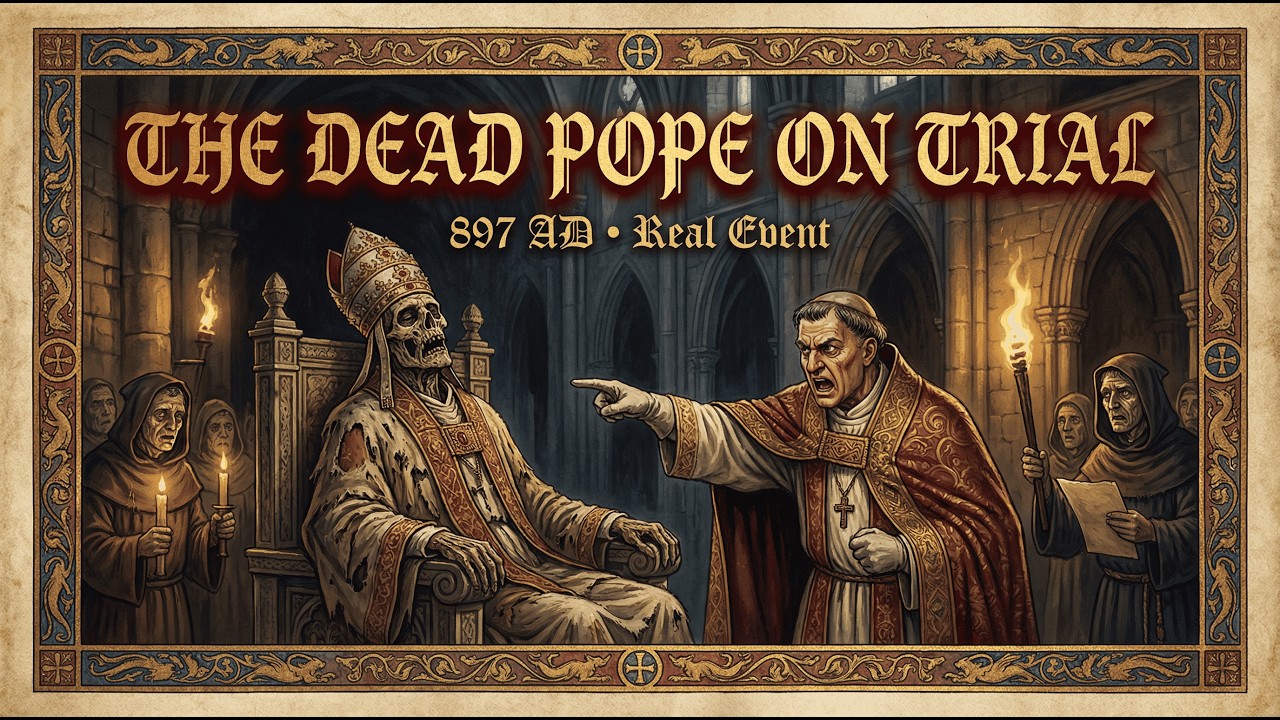 The Dead Pope Put on Trial in 897 AD 💀 | The Cadaver Synod