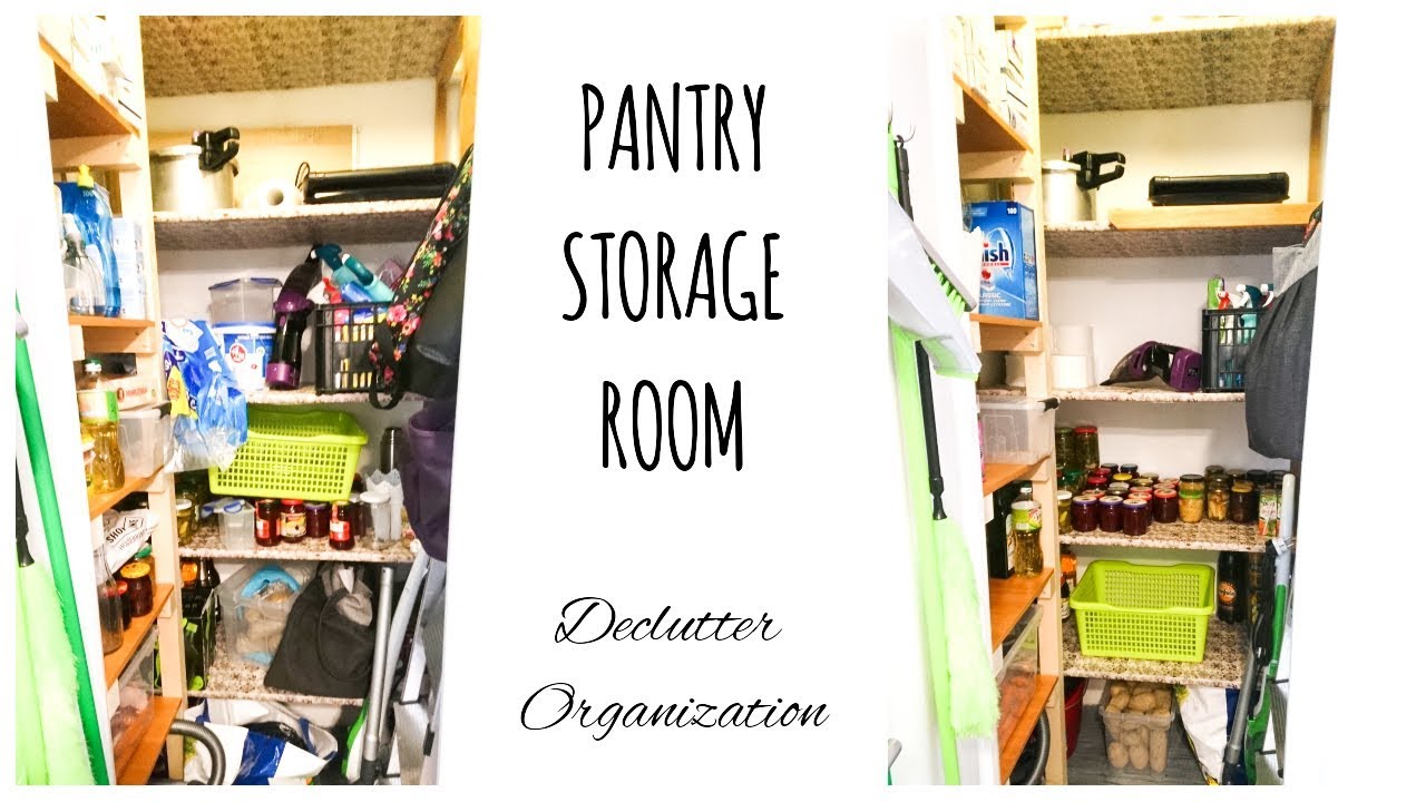 UPRATOVANIE A ORGANIZÁCIA ŠPAJZE - Pantry or storage room declutter and organization