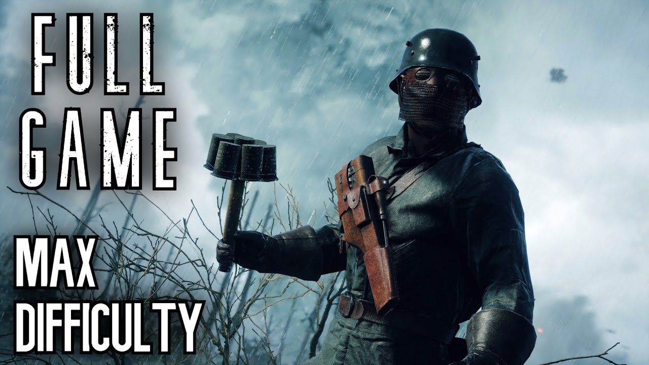 Battlefield 1 | Full Game (Hard) Walkthrough Gameplay | MAX Difficulty & Settings No Commentary