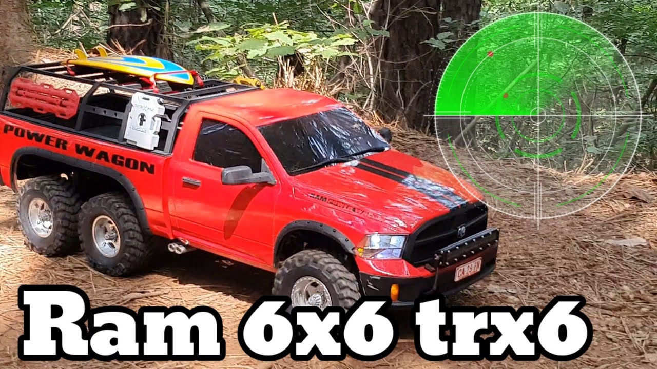 산에서 범퍼찾기!! | TRX6 3D printed Ram 6x6 RC car