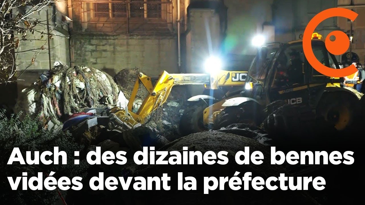 Agriculteurs : hommage et col&egrave;re &agrave; Auch suite au d&eacute;c&egrave;s d&rsquo;un &eacute;leveur dans le Gers