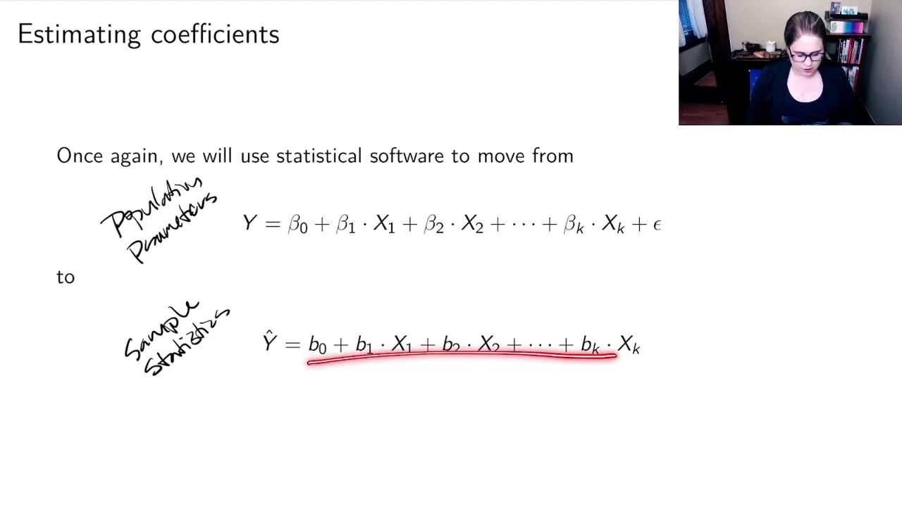 Introduction to multiple regression (1 of 2)