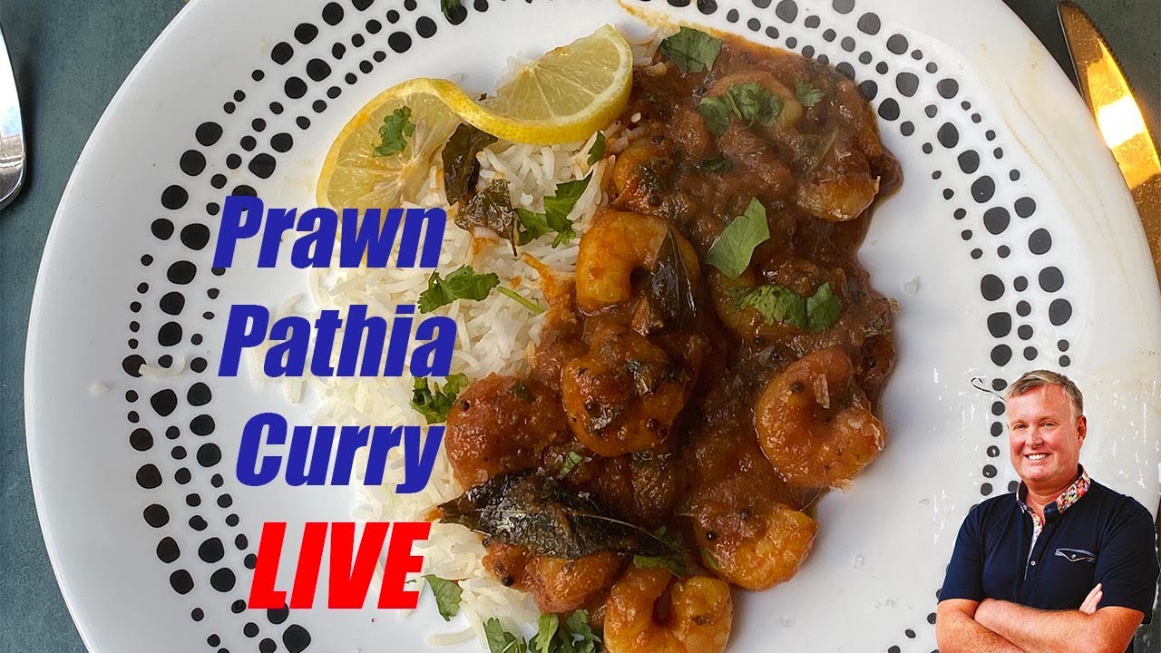 Prawn Pathia - Indian Restaurant Style (BIR) - Livestream Cooking Demo
