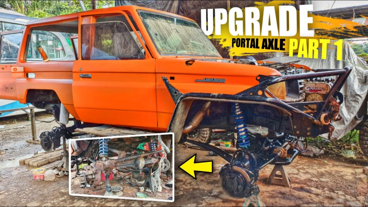 Toyota Land cruiser LJ72 Upgrade PORTAL AXLE !!! part 1