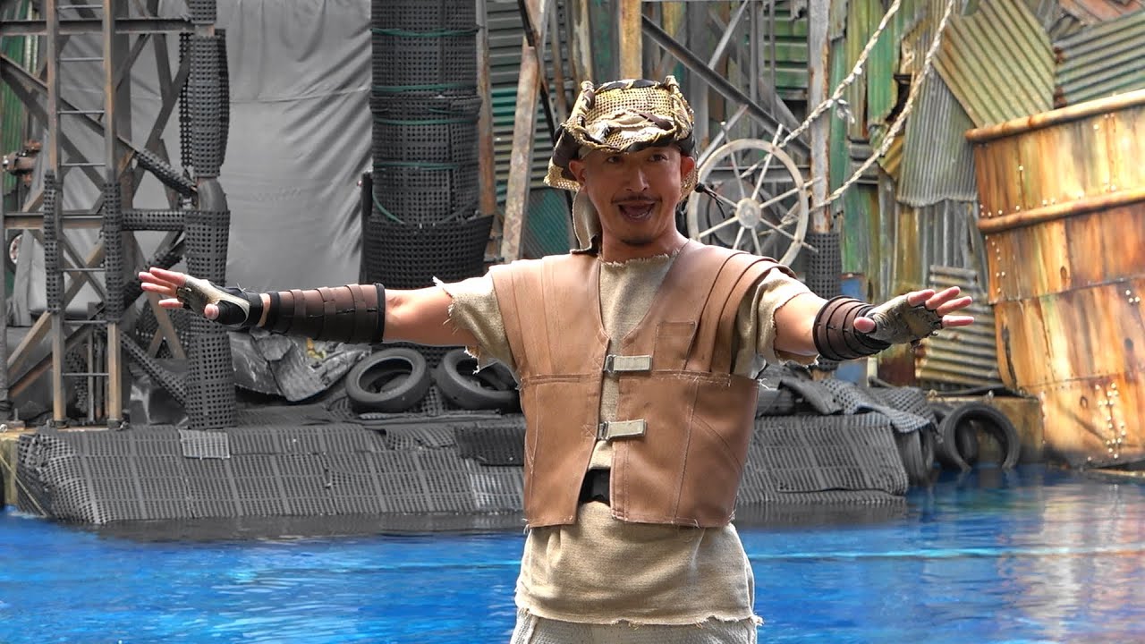 台風の後みたいになってます！【USJ ウォーターワールド】Universal Studios Japan WATER WORLD